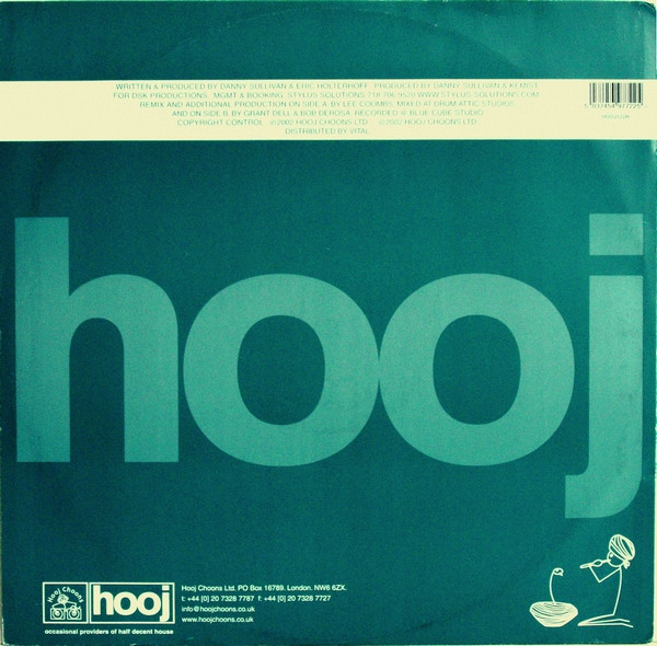 Danny Sullivan And Kemist - Snake Charmer | Hooj Choons (HOOJ122R) - 2
