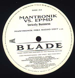 Roger S. / Mantronik vs. EPMD - Wrek The Discotek /  Strictly Business | TVT Soundtrax (TVT 8212-OP)