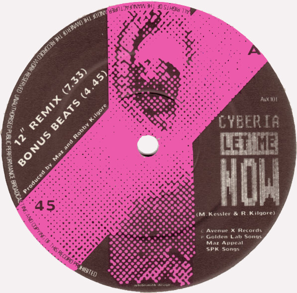 Cyberia - Let Me Now | Avenue X Records (AvX 101) - main
