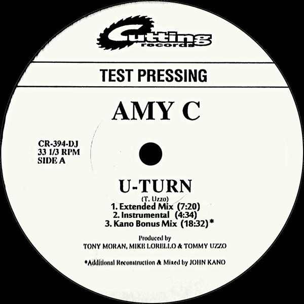 Amy C - U-Turn | Cutting Records (CR-394-DJ) - main