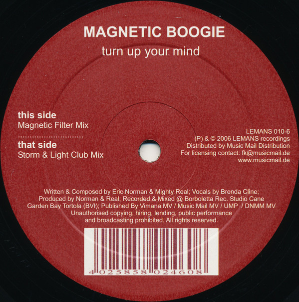 Magnetic Boogie - Turn Up Your Mind | Lemans Recordings (LEMANS 010-6) - main Magnetic Boogie - Turn Up Your Mind | Lemans Recordings (LEMANS 010-6) - main