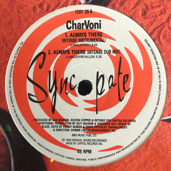 CharVoni - Always There | Syncopate (12SY 28) - 3 CharVoni - Always There | Syncopate (12SY 28) - 3