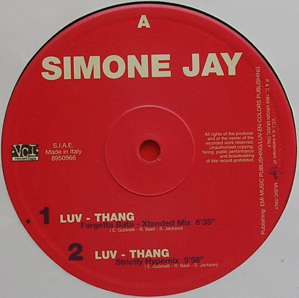 Simone Jay - Luv - Thang | VCI Recordings (8950966) - 3