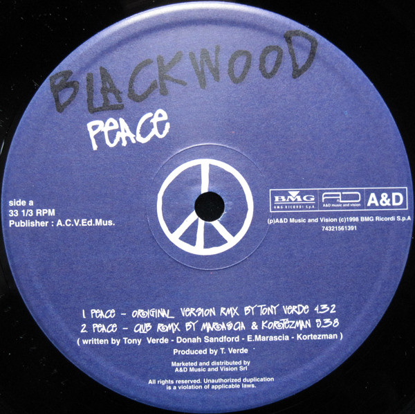 Blackwood - Peace | A & D (74321561391) - 3