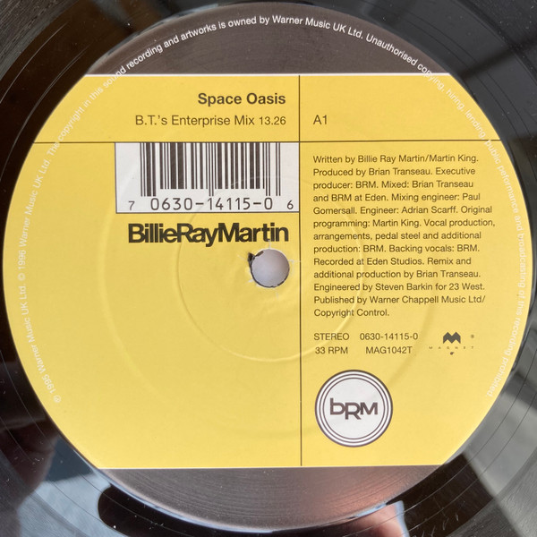 Billie Ray Martin - Space Oasis | Magnet (MAG1042T) - 3 Billie Ray Martin - Space Oasis | Magnet (MAG1042T) - 3