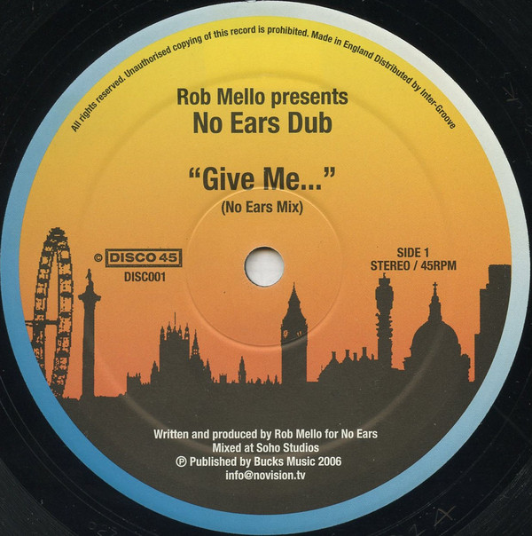 Rob Mello - No Ears Dub | Disco 45 (DISC001) - 3