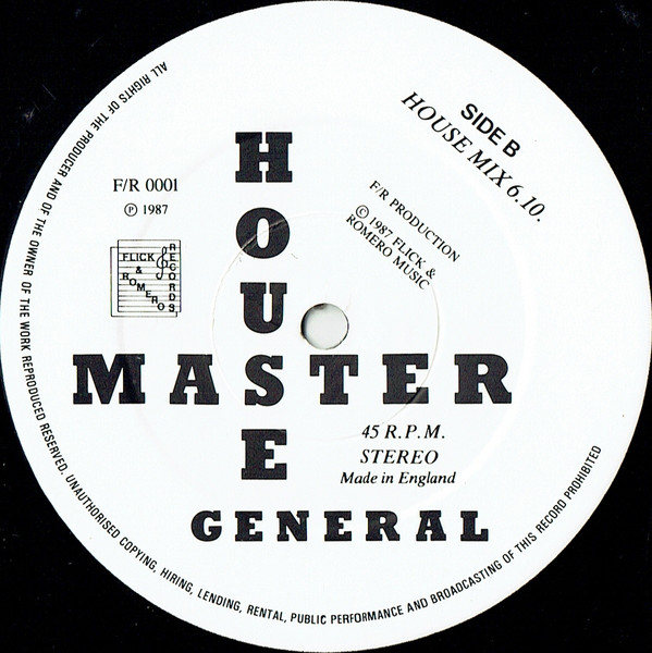 House Master General - House Master General | Flick & Romero Records (F/R 0001) - 4 House Master General - House Master General | Flick & Romero Records (F/R 0001) - 4