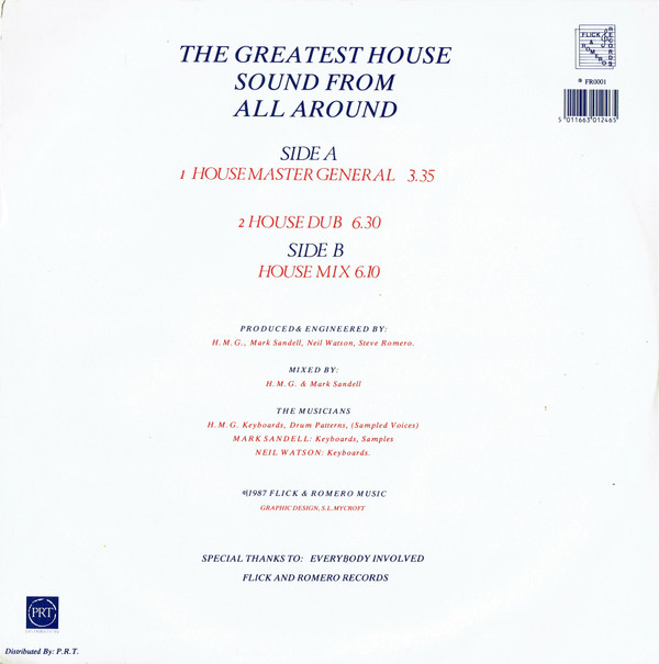 House Master General - House Master General | Flick & Romero Records (F/R 0001) - 2 House Master General - House Master General | Flick & Romero Records (F/R 0001) - 2