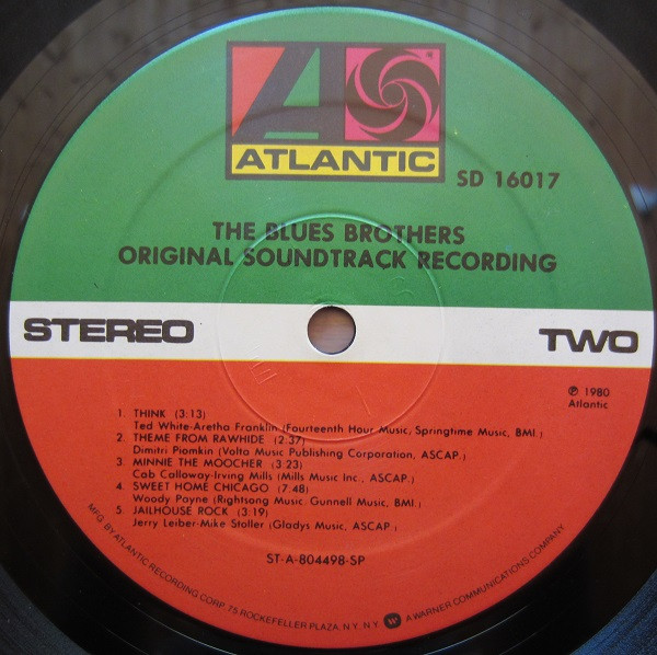 The Blues Brothers Original Soundtrack Recording