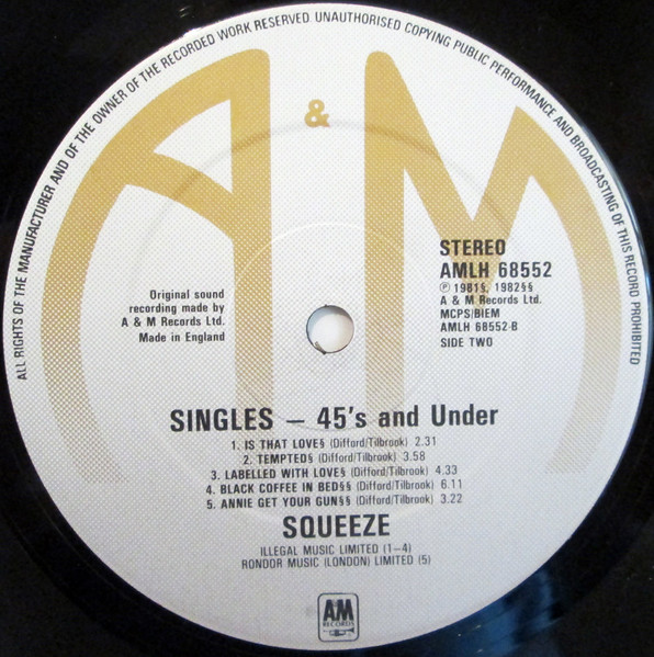 Singles - 45's And Under