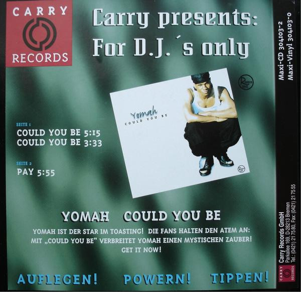 Yomah - Could You Be | Carry Records (304103-0)