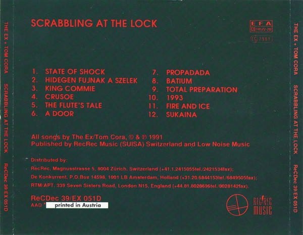 The Ex + Tom Cora - Scrabbling At The Lock | RecRec Music (ReCDec 39) - 2 The Ex + Tom Cora - Scrabbling At The Lock | RecRec Music (ReCDec 39) - 2