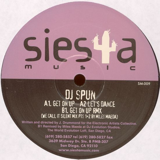 DJ Spun - Get On Up | Siesta Music (SM-009)