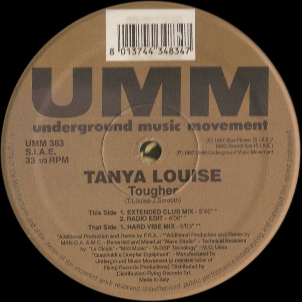 Tanya Louise - Tougher | UMM (UMM 383) - 2 Tanya Louise - Tougher | UMM (UMM 383) - 2
