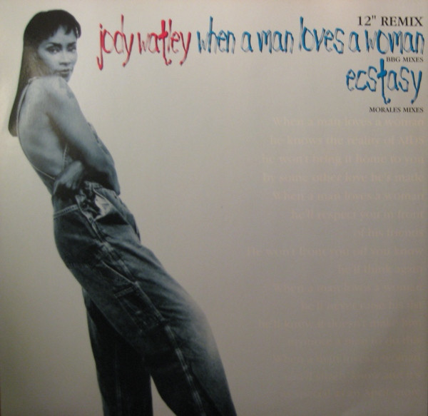 Jody Watley - When A Man Loves A Woman / Ecstasy | MCA Records (MCSX 1964) - main Jody Watley - When A Man Loves A Woman / Ecstasy | MCA Records (MCSX 1964) - main