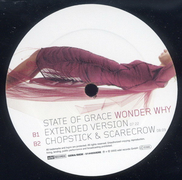 State Of Grace - Wonder Why | Edel Records (0144550ERE) - 3 State Of Grace - Wonder Why | Edel Records (0144550ERE) - 3