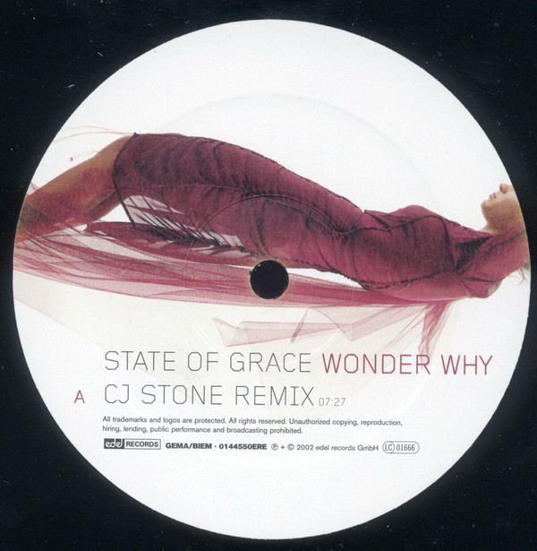 State Of Grace - Wonder Why | Edel Records (0144550ERE) - 2 State Of Grace - Wonder Why | Edel Records (0144550ERE) - 2