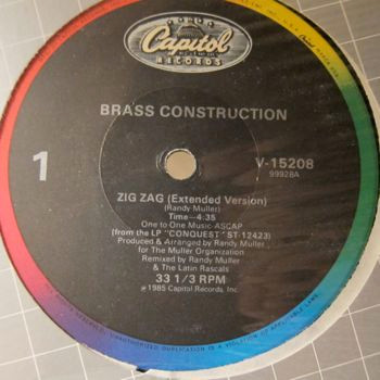Brass Construction - Zig Zag | Capitol Records (V-15208)