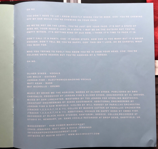 Bring Me The Horizon - That's The Spirit LP | RCA (88875130901) - 17 Bring Me The Horizon - That's The Spirit LP | RCA (88875130901) - 17