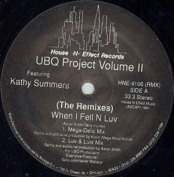 UBQ Project Featuring Kathy Summers - When I Fell N Luv (The Remixes) | House -N- Effect Records (HNE-9106 (RMX))