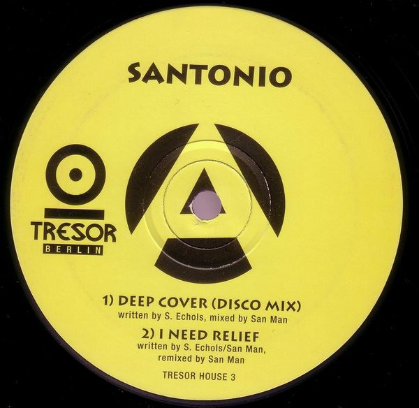 Santonio - Deep Cover EP | Tresor (TRESOR HOUSE 3) - 3