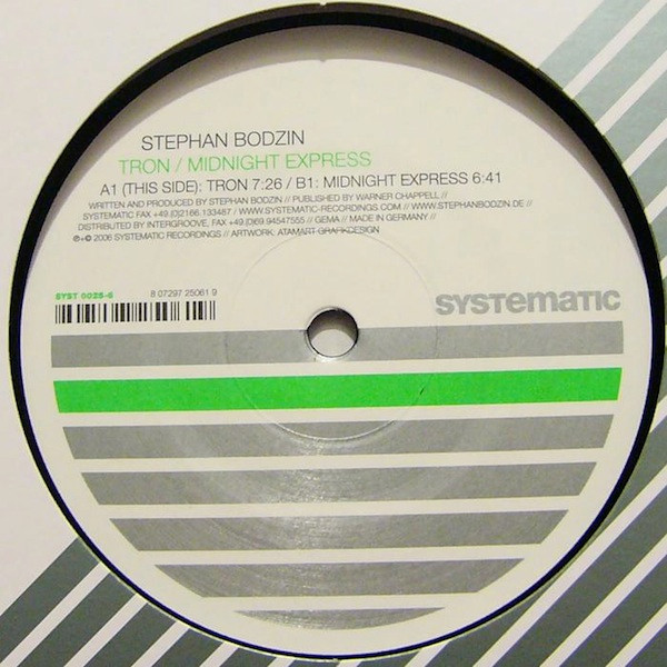 Stephan Bodzin - Tron / Midnight Express | Systematic (SYST 0025-6) - main Stephan Bodzin - Tron / Midnight Express | Systematic (SYST 0025-6) - main
