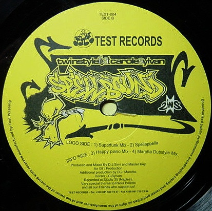 Twin Style Feat. Carole Sylvan - Spellbound | Test Records (TEST-004) - 2 Twin Style Feat. Carole Sylvan - Spellbound | Test Records (TEST-004) - 2