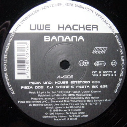 Uwe Hacker - Banana | Blow Up (7243 8 86077 6 6) - main Uwe Hacker - Banana | Blow Up (7243 8 86077 6 6) - main
