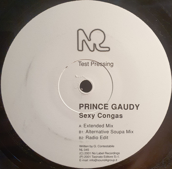 Prince Gaudy - Sexy Congas | No Label (NL 045) - main