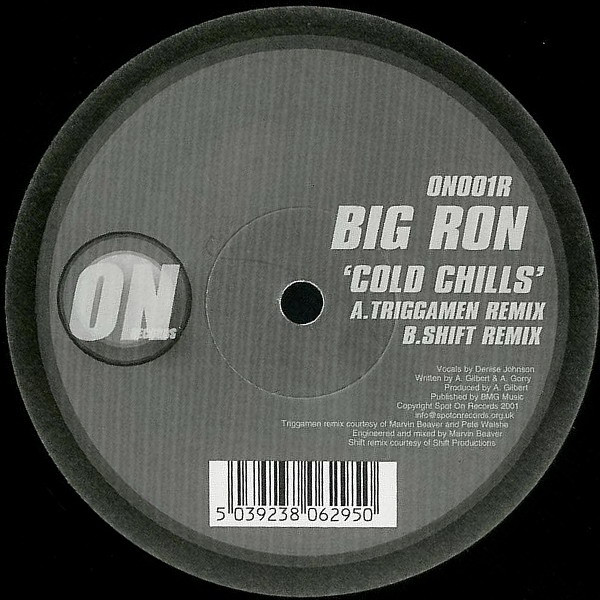 Big Ron - Cold Chills | On Records (ON001R) - 3
