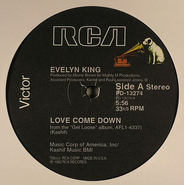 Evelyn King - Love Come Down | RCA Victor (PD-13274) - main