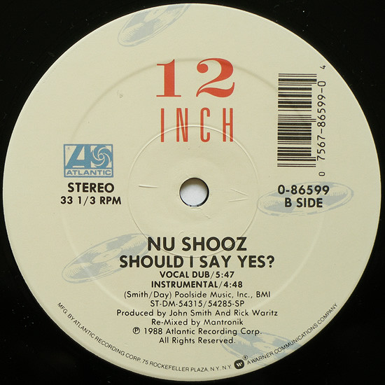 Nu Shooz - Should I Say Yes? | Atlantic (0-86599) - 4