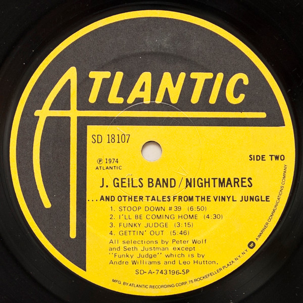 Nightmares ...And Other Tales From The Vinyl Jungle