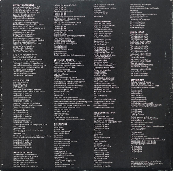 Nightmares ...And Other Tales From The Vinyl Jungle