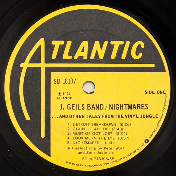 Nightmares ...And Other Tales From The Vinyl Jungle