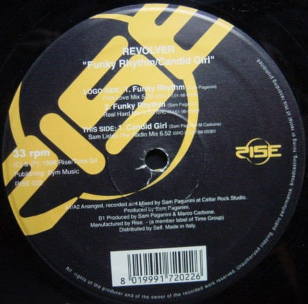 Revolver - Funky Rhythm / Candid Girl | Rise (RISE 022) - main Revolver - Funky Rhythm / Candid Girl | Rise (RISE 022) - main