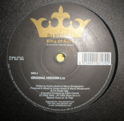 DJ Herbie - King Of Rock | 4/4 Records (REC 008) - main