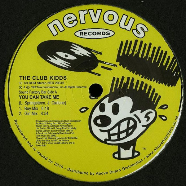 The Club Kidds - You Can Take Me / During Peak Hours | Nervous Records (NER 20045) - main The Club Kidds - You Can Take Me / During Peak Hours | Nervous Records (NER 20045) - main