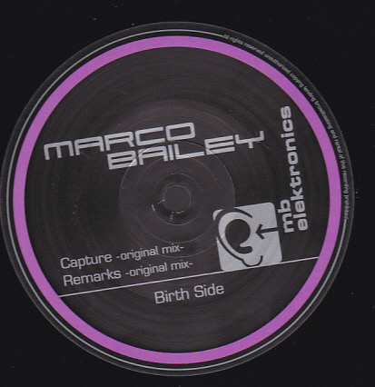 Marco Bailey - Capture | MB Elektronics (MBELEK006)