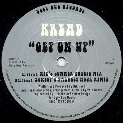 Kread - Get On Up | Ugly Bug Records (UBR013) - 3