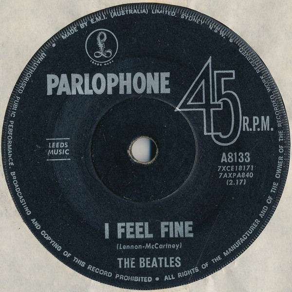 The Beatles - I Feel Fine | Parlophone (A8133) - main