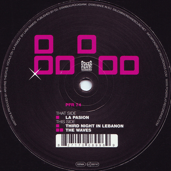Argy - La Pasion | Poker Flat Recordings (PFR 74) - 2