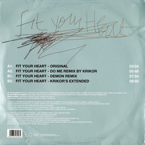 Benjamin Diamond - Fit Your Heart | Diamond Traxx (DIAM 007 EP) - 2