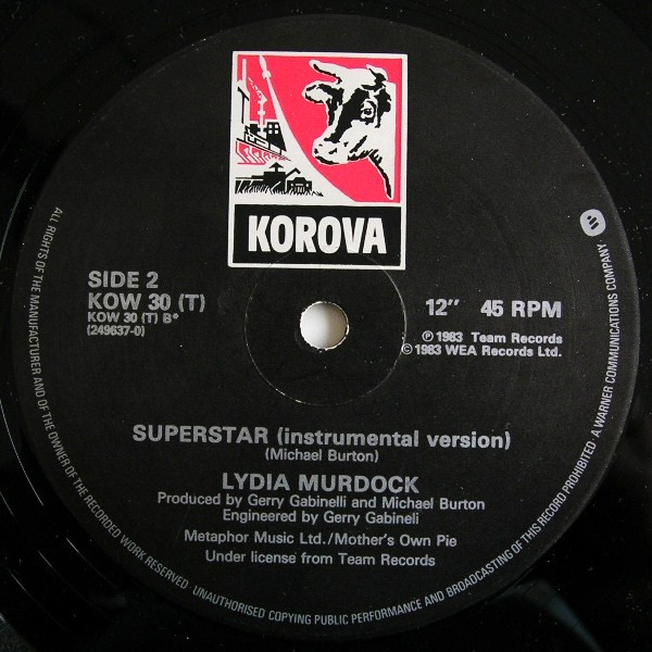 Lydia Murdock - Superstar | Korova (KOW 30 T) - 4 Lydia Murdock - Superstar | Korova (KOW 30 T) - 4