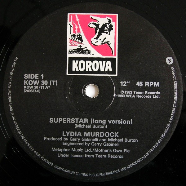 Lydia Murdock - Superstar | Korova (KOW 30 T) - 3 Lydia Murdock - Superstar | Korova (KOW 30 T) - 3