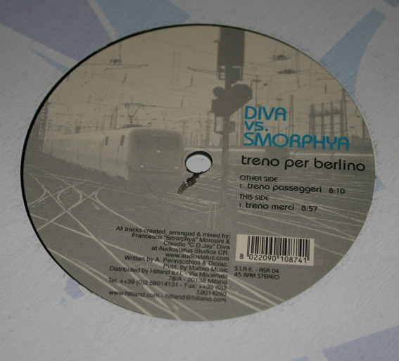 Diva Vs. Smorphya - Treno Per Berlino | Audiostatus Records (ASR004) - main