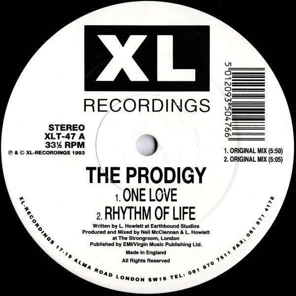 The Prodigy - One Love | XL Recordings (XLT 47) - 3