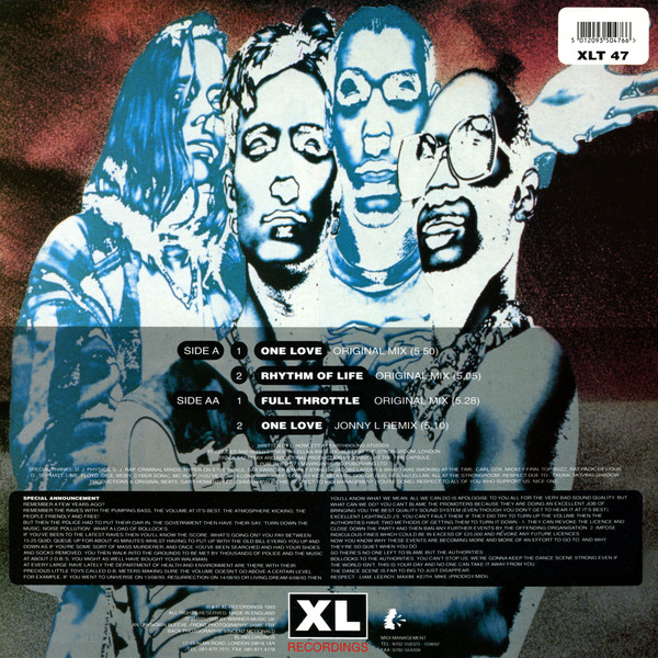 The Prodigy - One Love | XL Recordings (XLT 47) - 2
