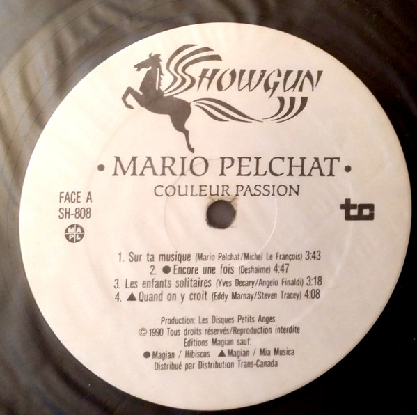 Mario Pelchat - Couleur Passion [Vinyl] | Showgun (SH-808) - 3