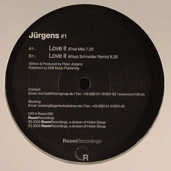 Jürgens - #1 | Room Recordings (Room 006) - main Jürgens - #1 | Room Recordings (Room 006) - main